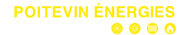 logo poitevin energies marmande plomberie electricite chauffage climatisation panneaux solaires depannage entretien chaudieres